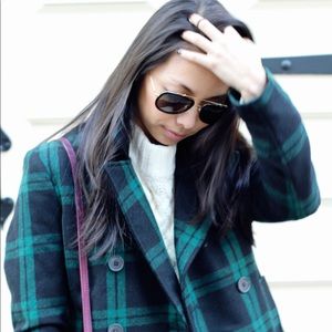 Unisex Breton KREWE Sunglasses. Black and 24K plated accents